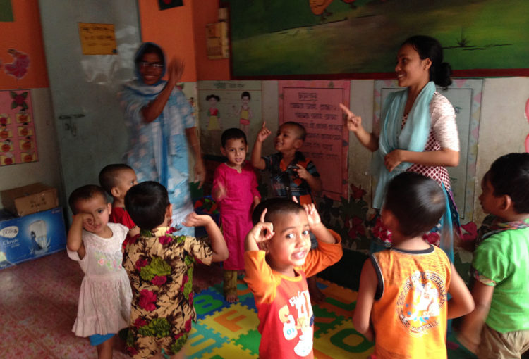 Community based Child Care Center through Age Appropriate Stimulation and Care for the Children of Working Women